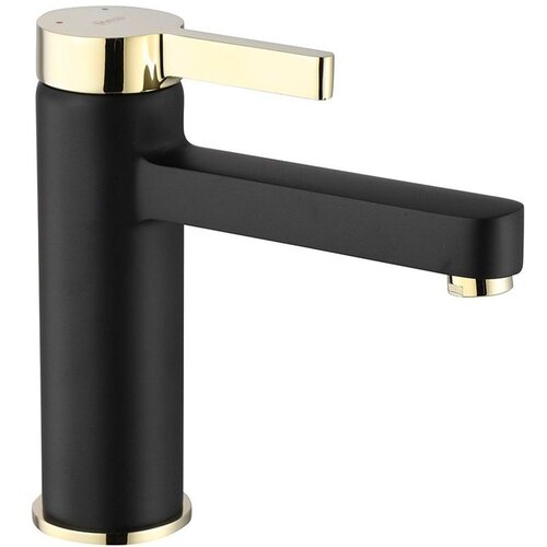 REA Bath Rea Polo Black Gold Niska slavina za umivaonik Slike
