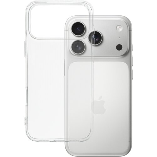 Onasi Ultra tanek silikonski ovitek za iPhone 17 Pro Max / iPhone 18 Pro Max - prozoren Slike