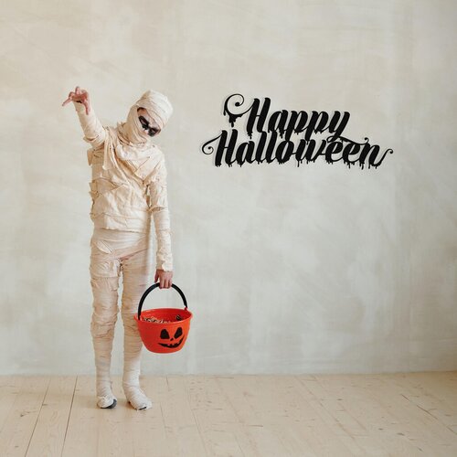Wallity zidna dekoracija halloween 10, 70 x 47 cm, crna Cene