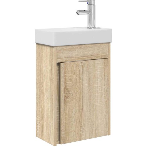 vidaXL Kopalniška omarica s tapo Sonoma hrast 40,5 x 22,5 x 62 cm, (5000245194) Cene