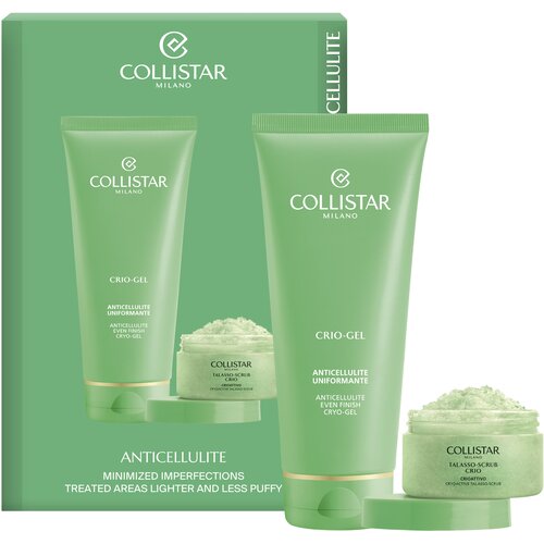Collistar Kozmetički set Anticelulit gel Even Finish Cryo+Piling CryoActive Talasso Slike