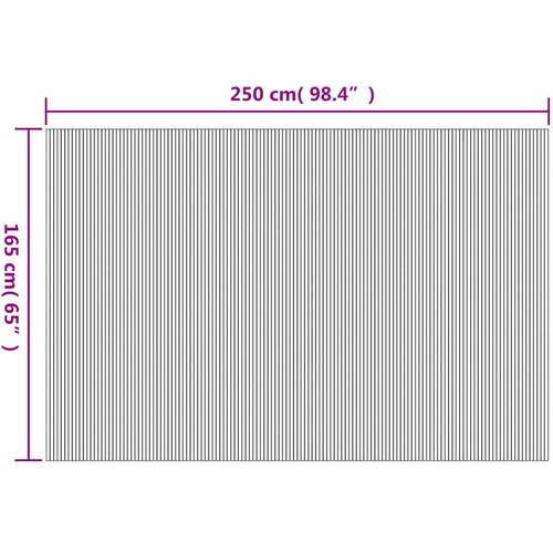  Pregrada od bambusa siva &amp;scaron;irina 250 cm visina 165 cm Slike
