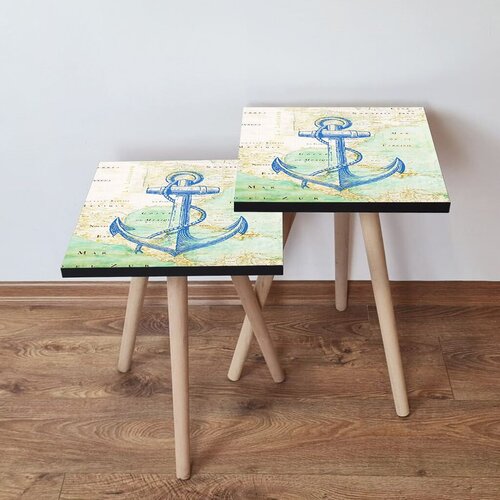 Hanah home set klub stočića 2Shp313, 2 komada, Šareni Cene