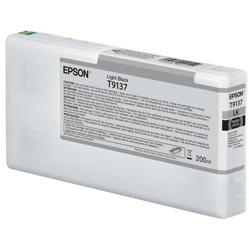 Epson T9137 Svetlo Črna Kartu&amp;scaron;a za Tiskalnik Slike