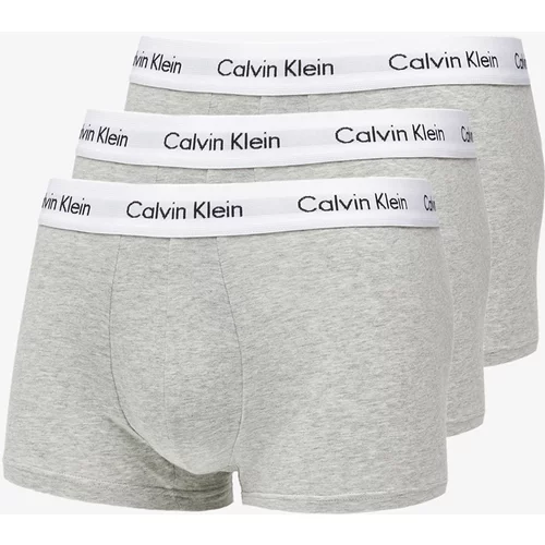 Calvin Klein Low Rise Trunks 3 Pack Grey