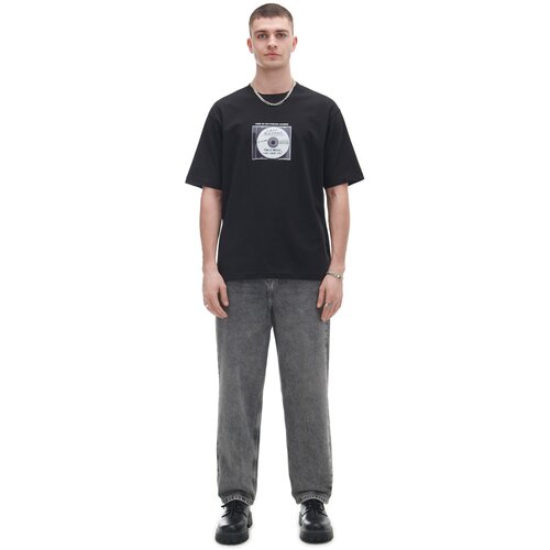 Cropp muška majica s printom - Crna  2360Z-99X Cijene