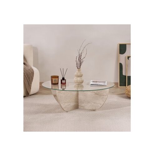 Hanah home Sto za dnevnu sobu Liya, 90x30x90 cm, Bež Cijene