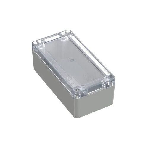 TRU COMPONENTS 6U07160806437 TC-13865132 industrijsko kućište 160 x 80 x 60 ABS-PC svijetlosiva, prozirna 1 kom. Cene