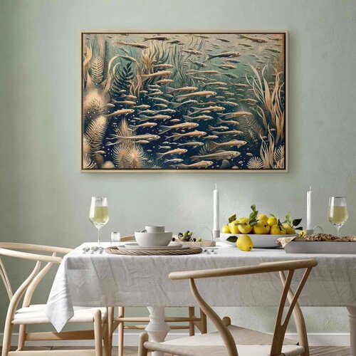  Slika - Oceanic nature 120x80 U prirodnom drvenom okviru Slike