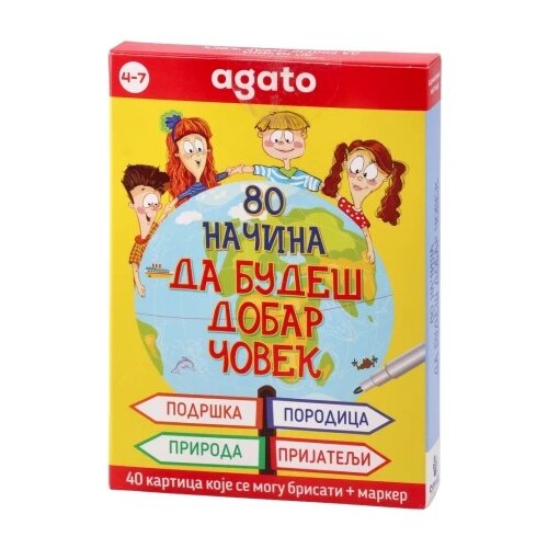 Agato Smart kid,eduktivne kartice, 80 načina da budeš dobar, 40 kartica, 4 - 7 godina Cene