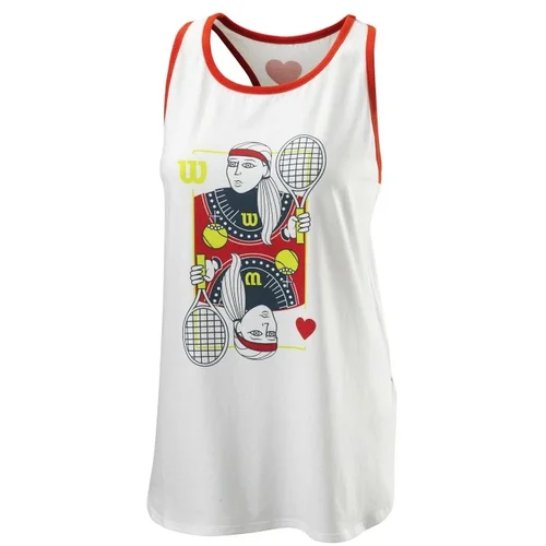 Wilson Dámské tílko Queen Tech Tank White M