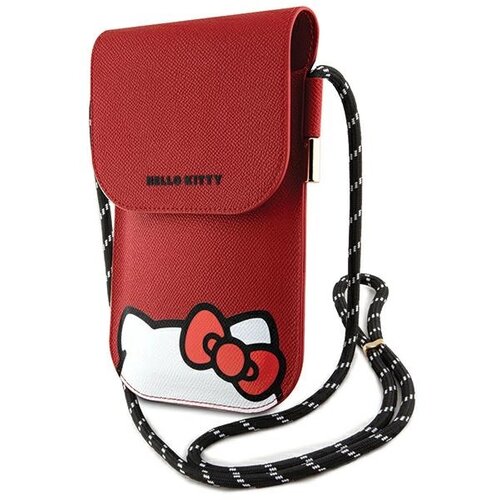 Hello Kitty USNJENA TORBICA CORA OVITEK ZA TELEFON RDEČA, (21981068) Cene