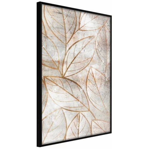  Poster - Copper Leaves 30x45