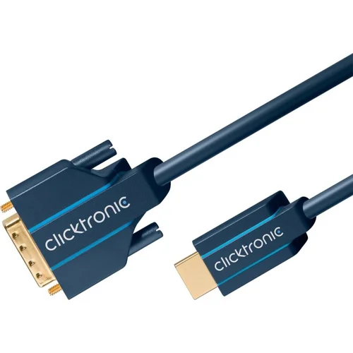 Clicktronic HDMI/DVI-ADAPTERKABEL 70344, (20584146)