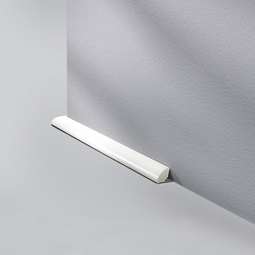 LOGOCLIC polukružna kutna lajsna bijeli (2,5 m x 14 mm x 14 mm, polukružna) Slike