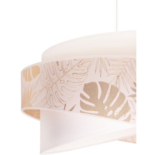  Duolla - Viseći luster na sajli BROOKLYN 1xE27/40W/230V, prečnik 50 cm, bela/mesing Slike
