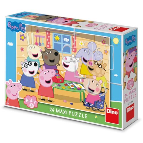 Dino Peppa Pig: Prodavnica puzzle set 24 maxi dela Slike