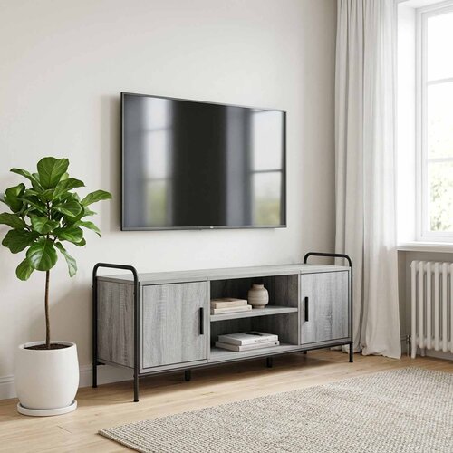  TV ormar Siva Sonoma Konstruirano drvo Slike
