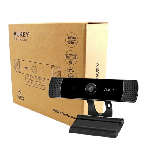 Aukey Webcam Livestreamnig Mic 1080p PCLM1 black