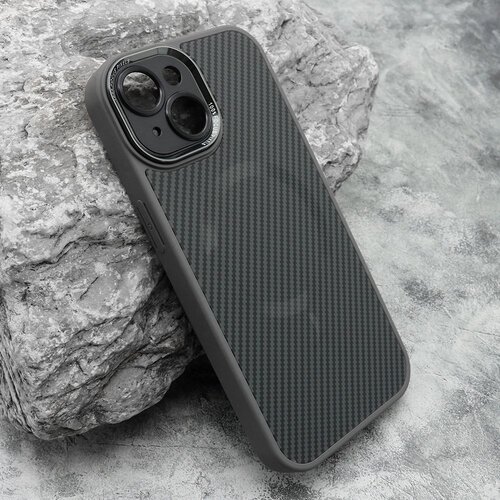 Maska carbon magsafe za iphone 15/ siva Slike