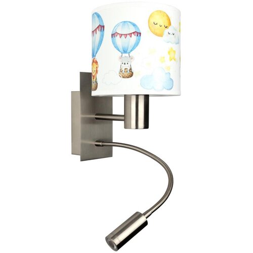 Brilagi LED fleksibilna lampa BOBO 1xE27/25W/230V + LED/3W m. hrom/bela/životinjice Cene