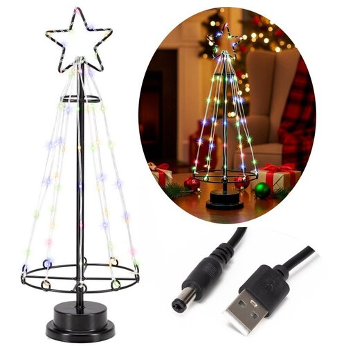  Cl1238 božićno drvce 80 led rasvjeta 45 cm Slike