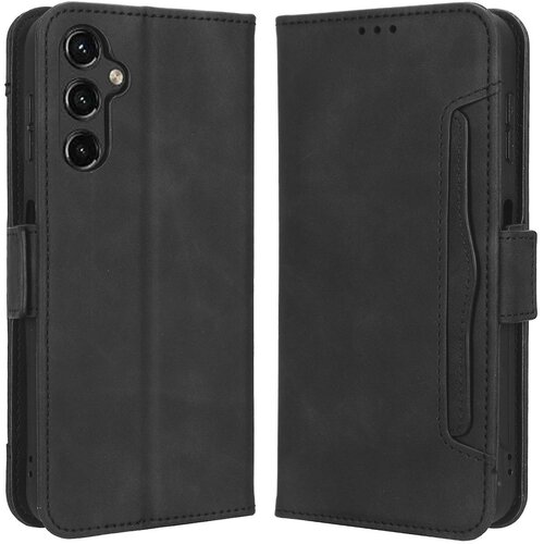 INORCO Za Samsung Galaxy A24 4G telefon z več režami za kartice, usnjena torbica, stojalo za denarnico, pokrov za mobilni telefon, (22036764) Slike