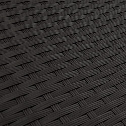  6-dijelni set vrtnih sofa s jastucima crni od poliratana Crna 62 x 62 x 69 cm Slike