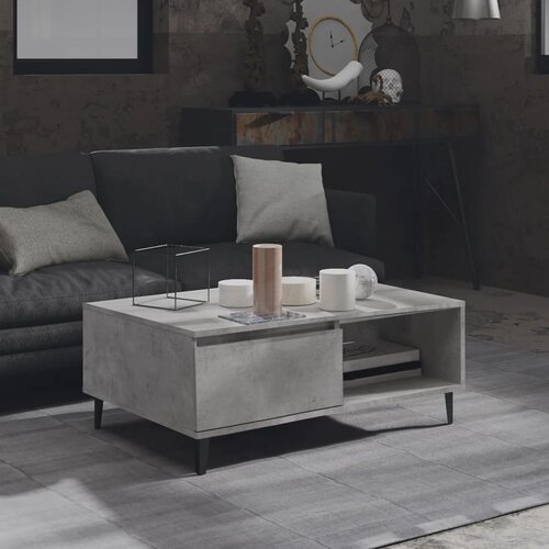 Stolić za kavu boja betona 90 x 60 x 35 cm konstruirano drvo Cene