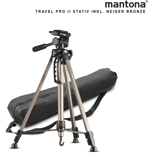 Mantona Basic Travel Pro II stativ bronza Cijene