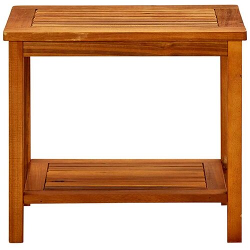  Stolić za kavu 50 x 35 x 45 cm od masivnog bagremovog drva Slike