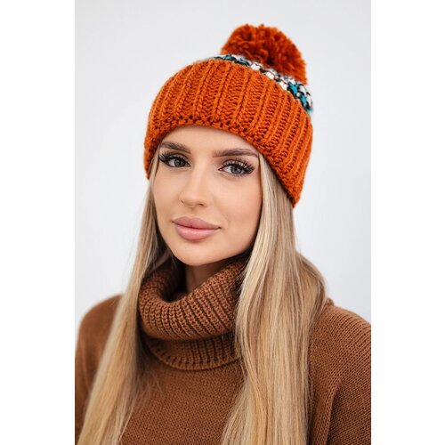 Kesi Cap with a pompom Ellen K325 foxy Slike