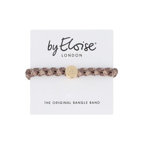 By Eloise London Woven Gold Circle Mocha gumice za kosu Cijene