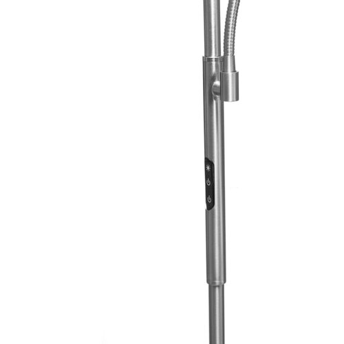  led prigu&amp;scaron;iva podna lampa nora LED/25W/230V 2200/3000/4000K + LED/5W 3000K hrom + daljinski upravljač Slike