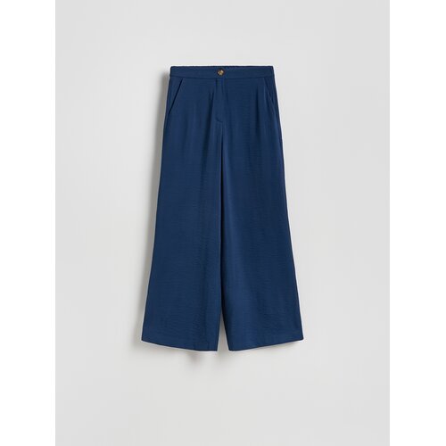 Reserved LADIES` TROUSERS - mornarsko plava Cijene