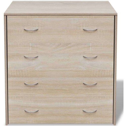 vidaXL 242544 Sideboard with 4 Drawers 60x30,5x71 cm Oak Colour Cijene