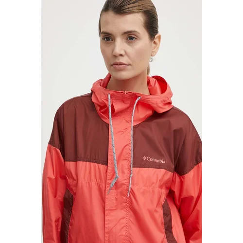 Columbia Outdoor jakna Flash Challenger boja: crvena