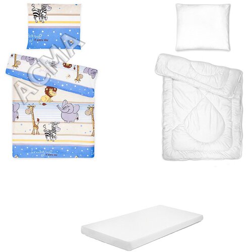  Posteljina set 5 elemenata za krevet 160x80 cm uzorak-21a Slike