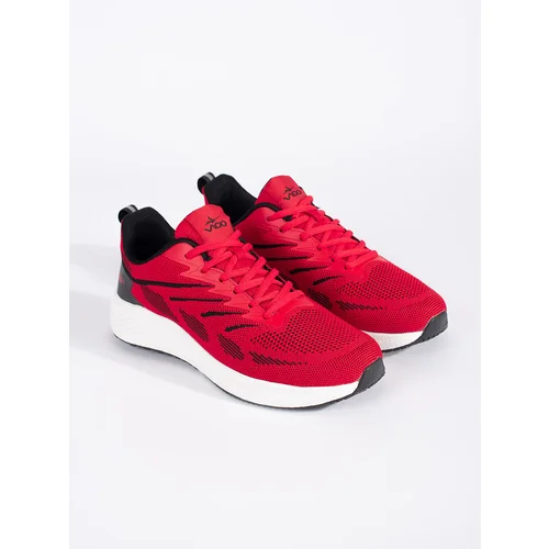 VICO Red Men's Mesh Sports Shoes