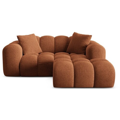 Cosmopolitan Design Kutna garnitura od šenila boja terakote (s desnim kutom/s ležaljkom) Treno – Cijene