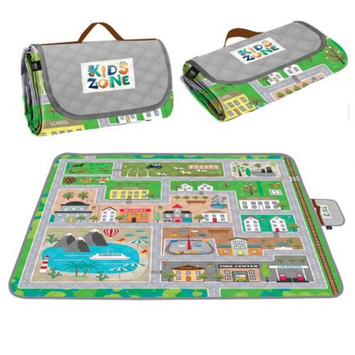  PODLOGA ZA PIKNIK I PLAŽU 150X150CM DJEČACI-GRAD PERLETTI 13151 Slike