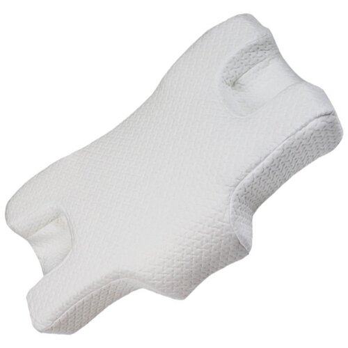 INF Spominska blazina s tkanino trenirke, ergonomska za bočni spanec White, (5000309261) Slike