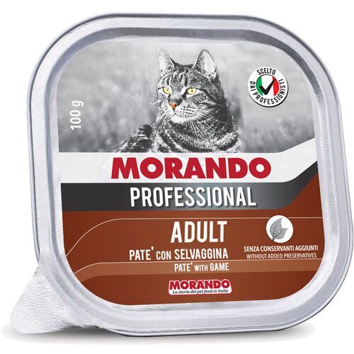 Morando Professional Cat Adult Pate divljač 100 g alu-pak Slike