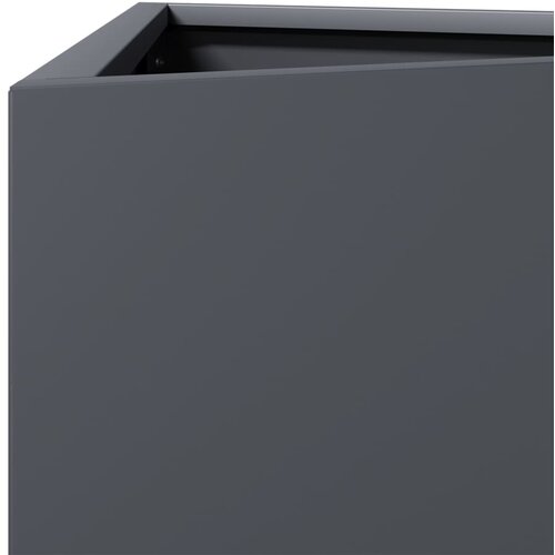  Vrtna sadilica antracit trokutasta 40 x 34,5 x 75 cm čelična Slike