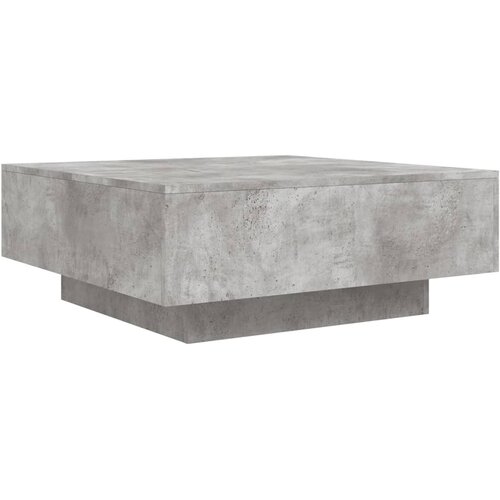  Stolić za kavu s LED svjetlima sivi boja betona 80x80x31 cm Slike