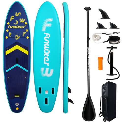 FUNWATER SUP daska na napuhavanje SUPFW71A 3,5 m (tamnoplava) Slike