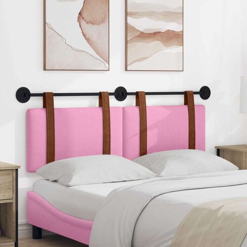  Držeće uzglavlje Zidne Ružičasta 150 x 55 x 5 cm Antikni PU - Ružičasta 140 cm bez LED Cene