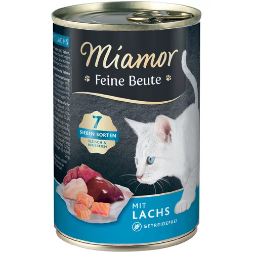 Miamor Feine Beute 12 x 400 g - Losos