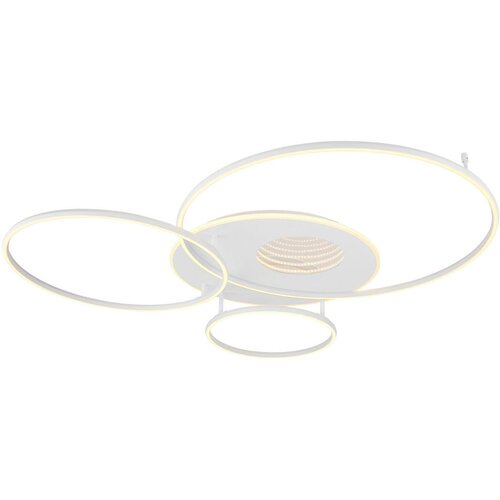 Globo 48466-70W-LED prigu&amp;scaron;iva plafonska svetiljka INVERTINA 70W/230V 105x26,5 cm srebrna + daljinski upravljač Slike