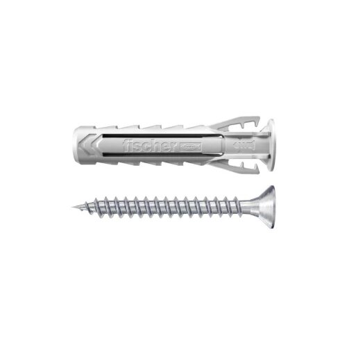 Fischer Univerzalni zidni vložek SX Plus S (&Oslash; x Do: 10 x 50 mm, Najlon, 5 kos, Z vijaki) Cene